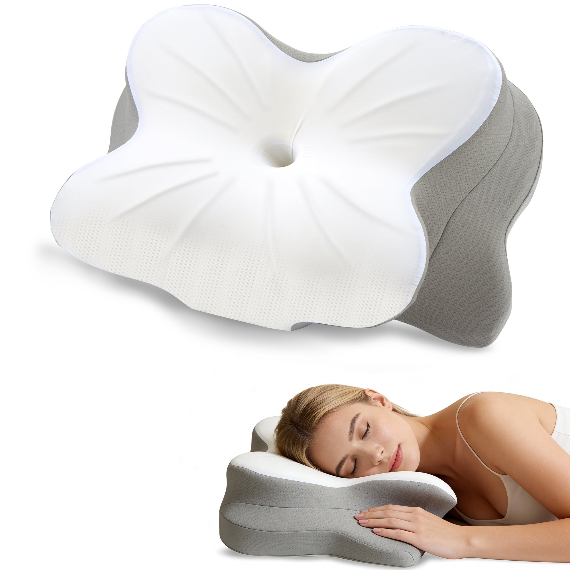 Cervical Pillow for Neck and Shoulder Pain Relief Sleeping